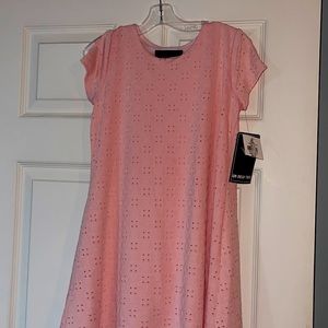 Un Deux Trois girls size 14 pink NWT Dress